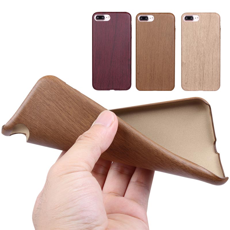 iPhone 7 Plus Holz Bambus Handy Cover mit Holzlook