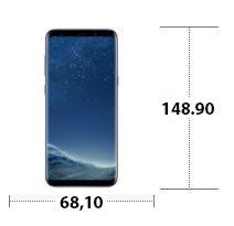Abmessung der Samsung Galaxy S8 Edge