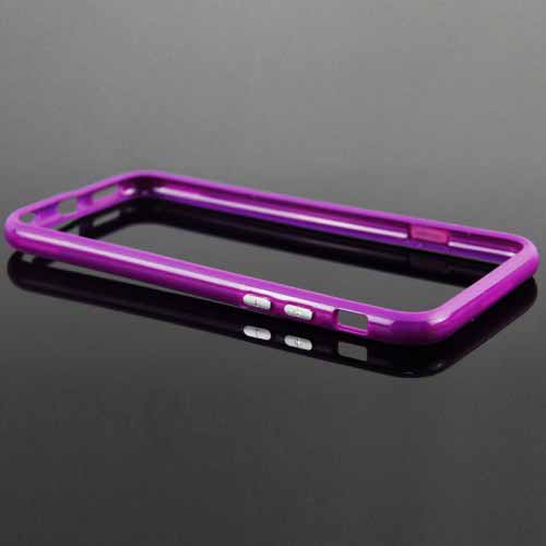 iPhone 7 Bumper Hülle Chrom Violette